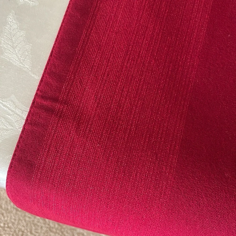 Elegant Red Table Runner.  Fully Lined. 88” x  19”